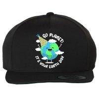 Go Planet It's Your Earth Day Cute Gift Wool Snapback Cap