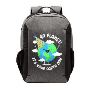 Go Planet It's Your Earth Day Cute Gift Vector Backpack