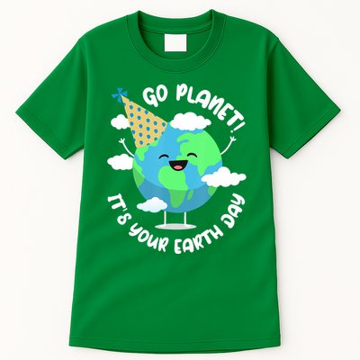 Go Planet It's Your Earth Day Cute Gift Tall T-Shirt