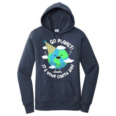 Go Planet It's Your Earth Day Cute Gift Women's Pullover Hoodie