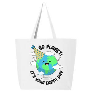 Go Planet It's Your Earth Day Cute Gift 25L Jumbo Tote