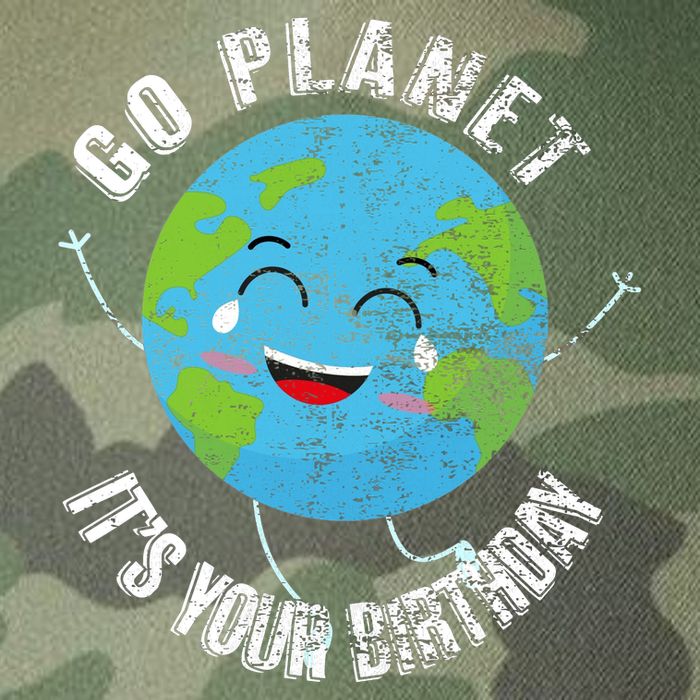 Go Planet Its Your Birthday Happy Earth Day Distressed Legacy Tie Dye Trucker Hat