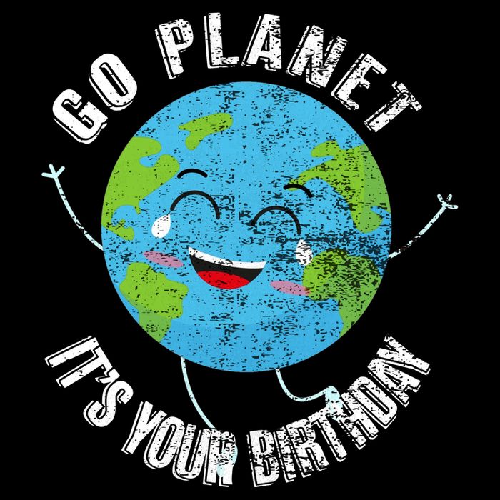 Go Planet Its Your Birthday Happy Earth Day Distressed Backpack