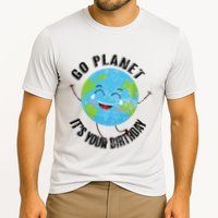 Go Planet Its Your Birthday Happy Earth Day Distressed Performance Shirt