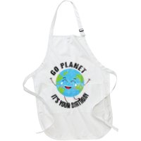 Go Planet Its Your Birthday Happy Earth Day Distressed Apron
