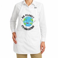 Go Planet Its Your Birthday Happy Earth Day Distressed Apron