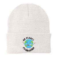 Go Planet Its Your Birthday Happy Earth Day Distressed Beanie