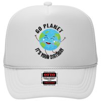 Go Planet Its Your Birthday Happy Earth Day Distressed Trucker Hat