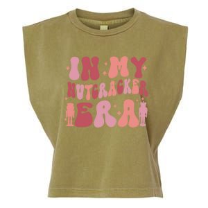 Groovy Pink In My Nutcracker Era Christmas Ballet Squad Gift Garment-Dyed Women's Muscle Tee