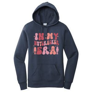 Groovy Pink In My Nutcracker Era Christmas Ballet Squad Gift Women's Pullover Hoodie