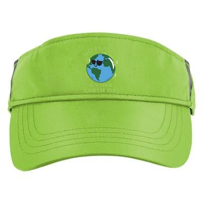 Go Planet It's Your Earth Day Funny Cute Earth Day Gift Adult Drive Performance Visor