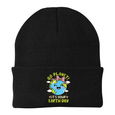 Go Planet Its Your Earth Day Groovy Save The Planet Knit Cap Winter Beanie