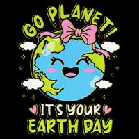 Go Planet Its Your Earth Day Groovy Save The Planet Baby Bodysuit