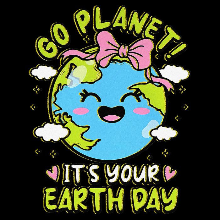 Go Planet Its Your Earth Day Groovy Save The Planet Baby Bodysuit