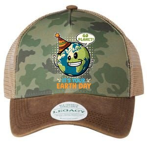 Go Planet It´s Your Earth Day Save The Earth Meaningful Gift Legacy Tie Dye Trucker Hat