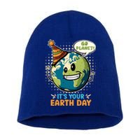 Go Planet It´s Your Earth Day Save The Earth Meaningful Gift Short Acrylic Beanie