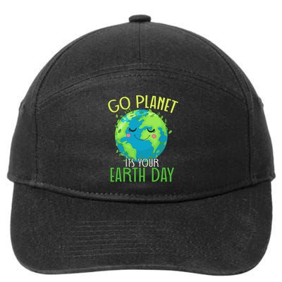Go Planet Its Your Earth Day Women 7-Panel Snapback Hat