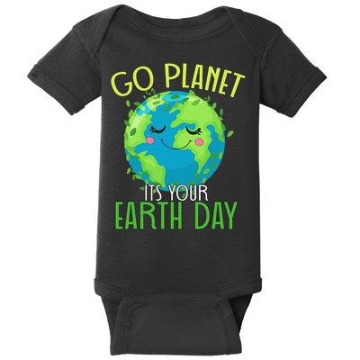 Go Planet Its Your Earth Day Women Baby Bodysuit