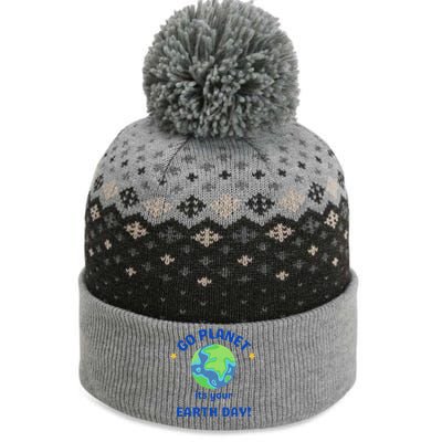 Go Planet Its Your Earth Day The Baniff Cuffed Pom Beanie