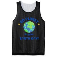 Go Planet Its Your Earth Day Mesh Reversible Basketball Jersey Tank