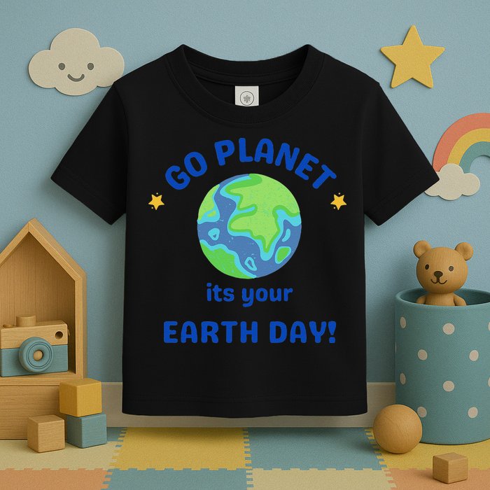 Go Planet Its Your Earth Day Toddler T-Shirt