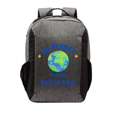 Go Planet Its Your Earth Day Vector Backpack