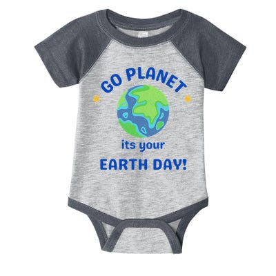 Go Planet Its Your Earth Day Infant Baby Jersey Bodysuit