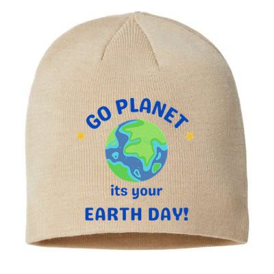 Go Planet Its Your Earth Day Sustainable Beanie