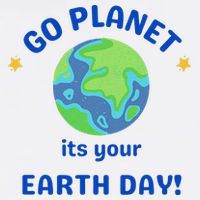 Go Planet Its Your Earth Day Garment-Dyed Sweatshirt
