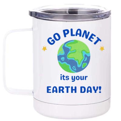 Go Planet Its Your Earth Day 12 oz Stainless Steel Tumbler Cup