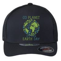 Go Planet ItS Your Earth Day 2024 Teachers Flexfit Unipanel Trucker Cap