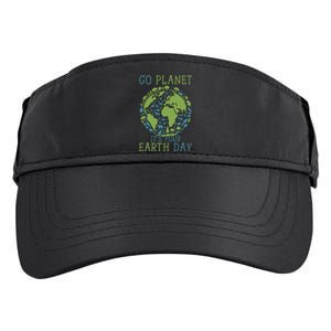 Go Planet ItS Your Earth Day 2024 Teachers Adult Drive Performance Visor