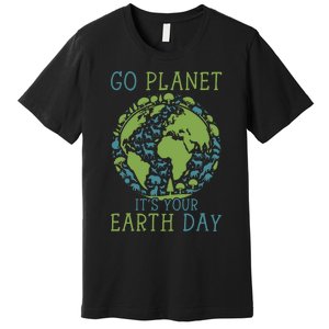 Go Planet ItS Your Earth Day 2024 Teachers Premium T-Shirt