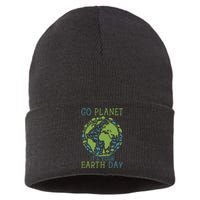 Go Planet ItS Your Earth Day 2024 Teachers Sustainable Knit Beanie