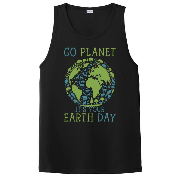 Go Planet ItS Your Earth Day 2024 Teachers PosiCharge Competitor Tank