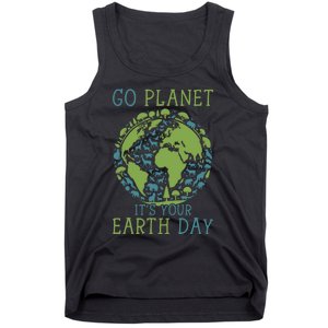 Go Planet ItS Your Earth Day 2024 Teachers Tank Top