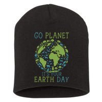 Go Planet ItS Your Earth Day 2024 Teachers Short Acrylic Beanie