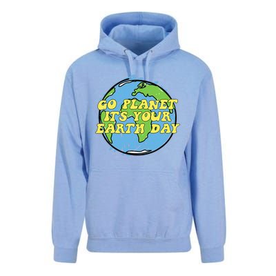 Go Planet It's Your Earth Day Unisex Surf Hoodie