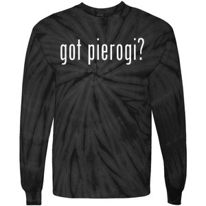 Got Pierogi I Love Pierogi Polish Food Tie-Dye Long Sleeve Shirt