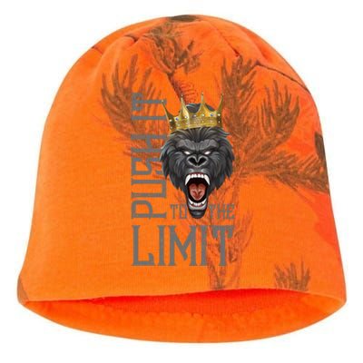 Gorilla Push It To The Limit Beast Motivation Workout Gym Gift Kati - Camo Knit Beanie