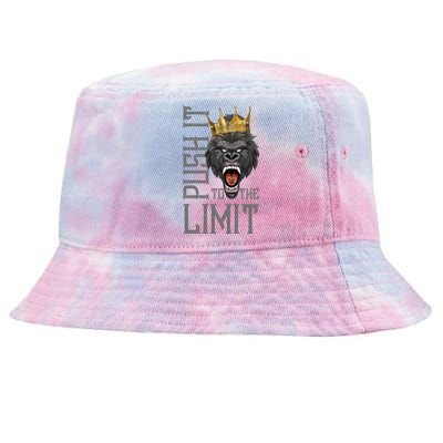 Gorilla Push It To The Limit Beast Motivation Workout Gym Gift Tie-Dyed Bucket Hat