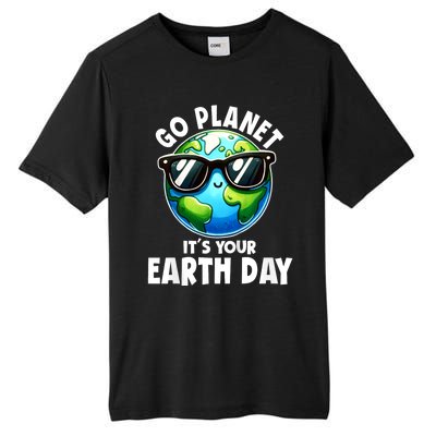 Go Planet ItS Your Earth Day Cute Earth Tall Fusion ChromaSoft Performance T-Shirt