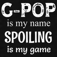 G Pop Is My Name Spoiling Is My Game Grandpop Grandpa Ladies PosiCharge Tri-Blend Wicking Tank