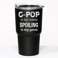 G Pop Is My Name Spoiling Is My Game Grandpop Grandpa Tumbler