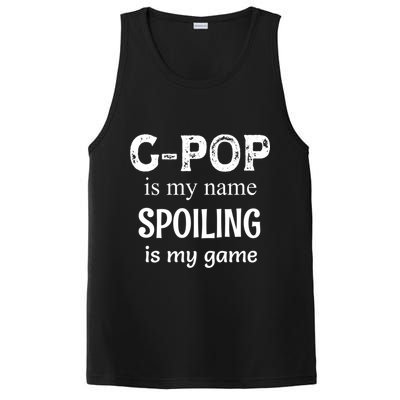 G Pop Is My Name Spoiling Is My Game Grandpop Grandpa PosiCharge Competitor Tank