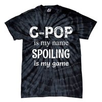 G Pop Is My Name Spoiling Is My Game Grandpop Grandpa Tie-Dye T-Shirt