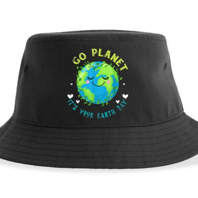 Go Planet ItS Your Earth Day Sustainable Bucket Hat