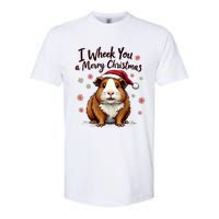 Guinea Pig I Wheek You A Merry Christmas Guinea Pigs Softstyle CVC T-Shirt