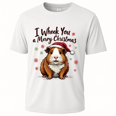 Guinea Pig I Wheek You A Merry Christmas Guinea Pigs Performance Shirt