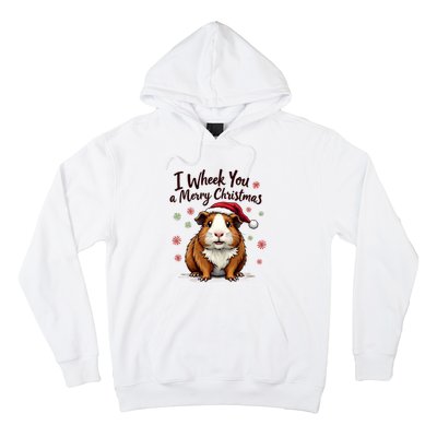 Guinea Pig I Wheek You A Merry Christmas Guinea Pigs Hoodie